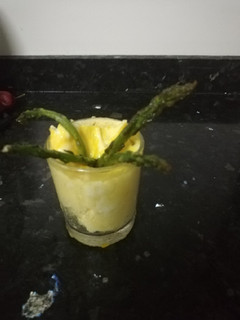 Una foto de MaZ de espárragos (tortilla de espárragos al microondas)