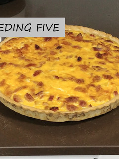 Una foto de Quiche de salchicha