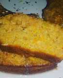 Budín de zanahoria y naranja