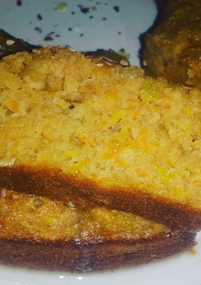 Una foto de Budín de zanahoria y naranja