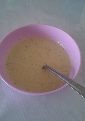 Una foto de Crema  de verduras