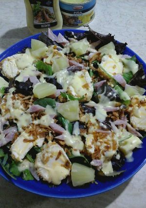 Foto principal de Ensalada dulce de piña y queso