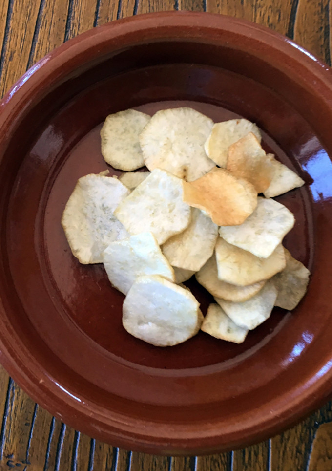 Una foto de Chips de batata