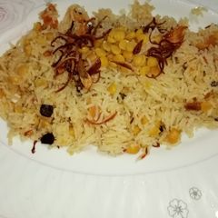 Chana Daal kabuli khichri A picture of Chana Daal kabuli khichri.