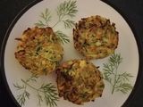 Zöldséges röszti muffin