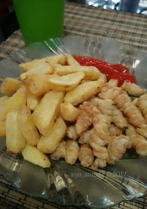 Foto resep Kentang dan Makaroni Goreng Simpel