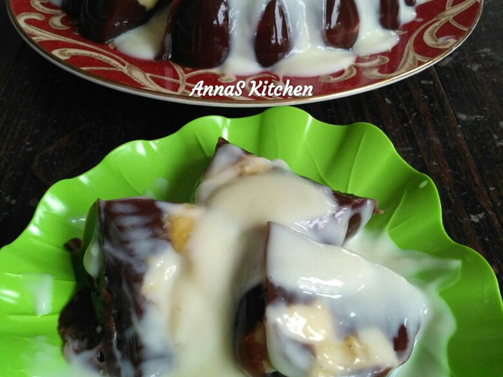 Cara Gampang Membuat 106. Nutrijel Pisang + Vla Menu Enak