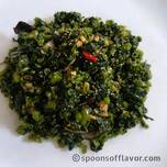 Kalmi Shak Bhaja/Stir Fried Water Spinach