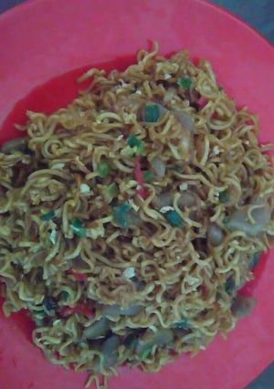 Foto resep Mie goreng baso