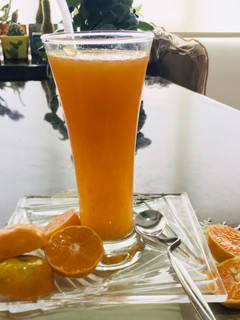 عکسی از دستور آب نارنگی طبیعی(Tangerine juice)