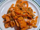 Ensalada de tiras de zanahoria