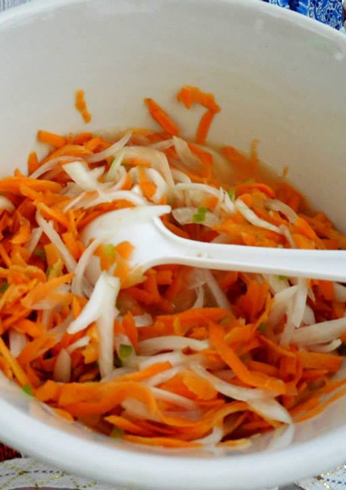 Una foto de Ensalada de calabaza encurtida