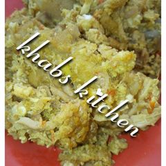 A picture of Khabs special chicken.