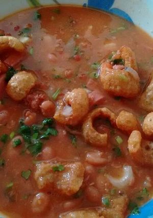 A picture of Frijoles Charros.