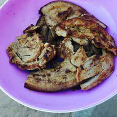 A picture of Pan grilled pork.