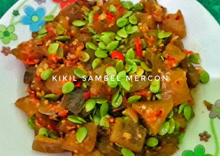 How to Cook Delicious Kikil sambel mercon