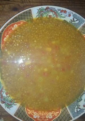 صورة لوصفة شوربة عدس على طريقتي