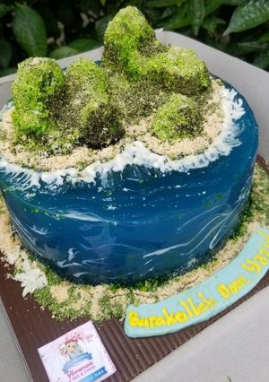 Foto resep Ocean / islan cake