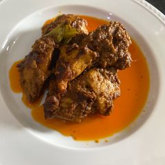A picture of Rendang daging babi.