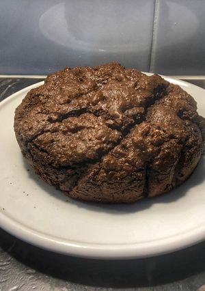 Una foto de Bizcocho de avena, algarroba y coco