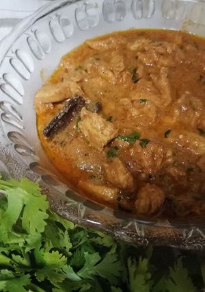 A picture of Reshmi chicken Handi.