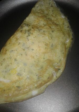 Una foto de Omelette de Choclo y Queso