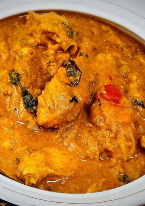 A picture of Chicken Kuruma Curry.