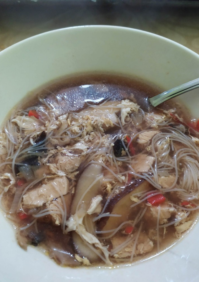 Foto de Sopa de Cogumelos Chinesa Picante