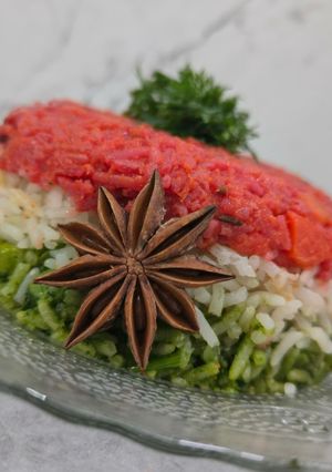 A picture of Tricolour Rice.