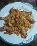 Arroz con galeras y sepia