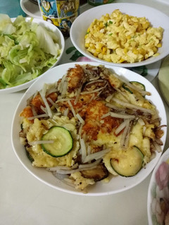 起司馬鈴薯櫛瓜鬆餅 的食譜成品照片