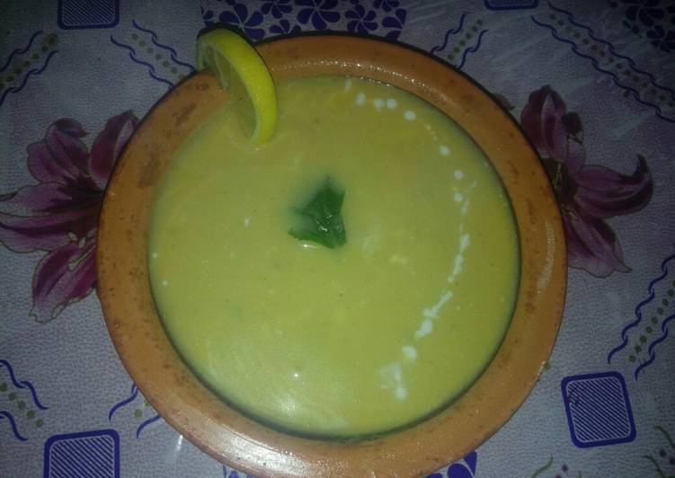 حساء الكرومبيط والخضر(حساء الحارقة(