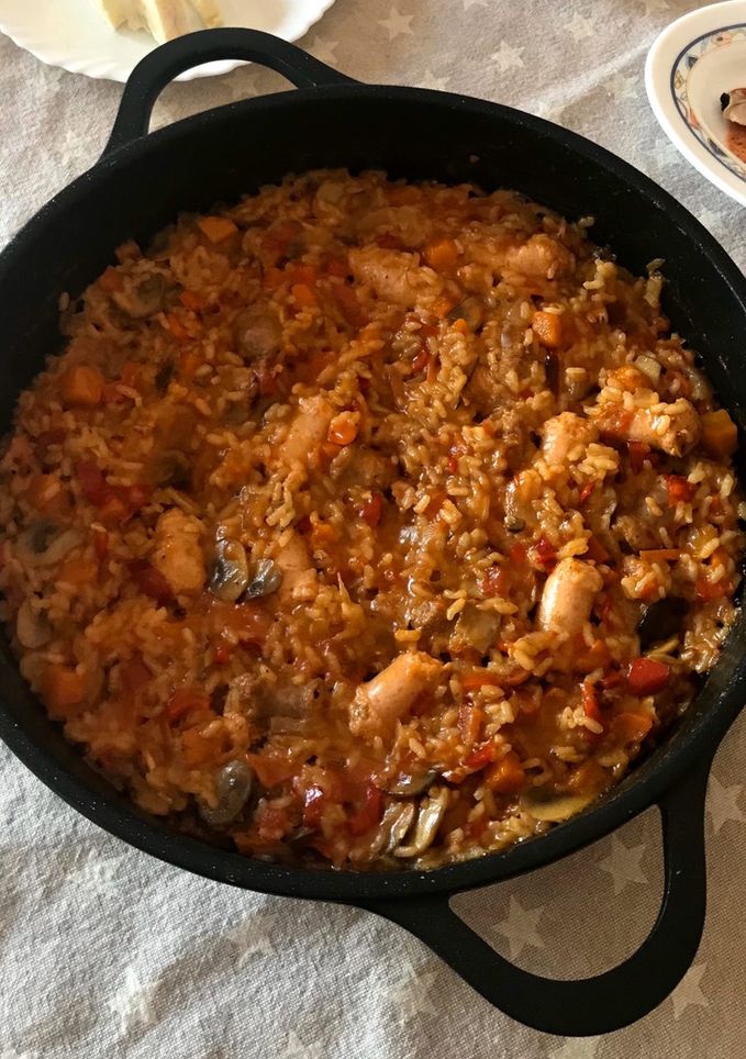 Una foto de Arroz “porcino”