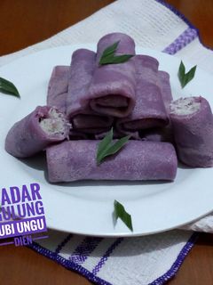 Foto resep Dadar Gulung Ubi Ungu