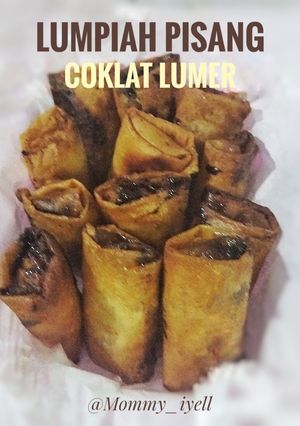 Foto resep Lumpiah Pisang coklat lumer