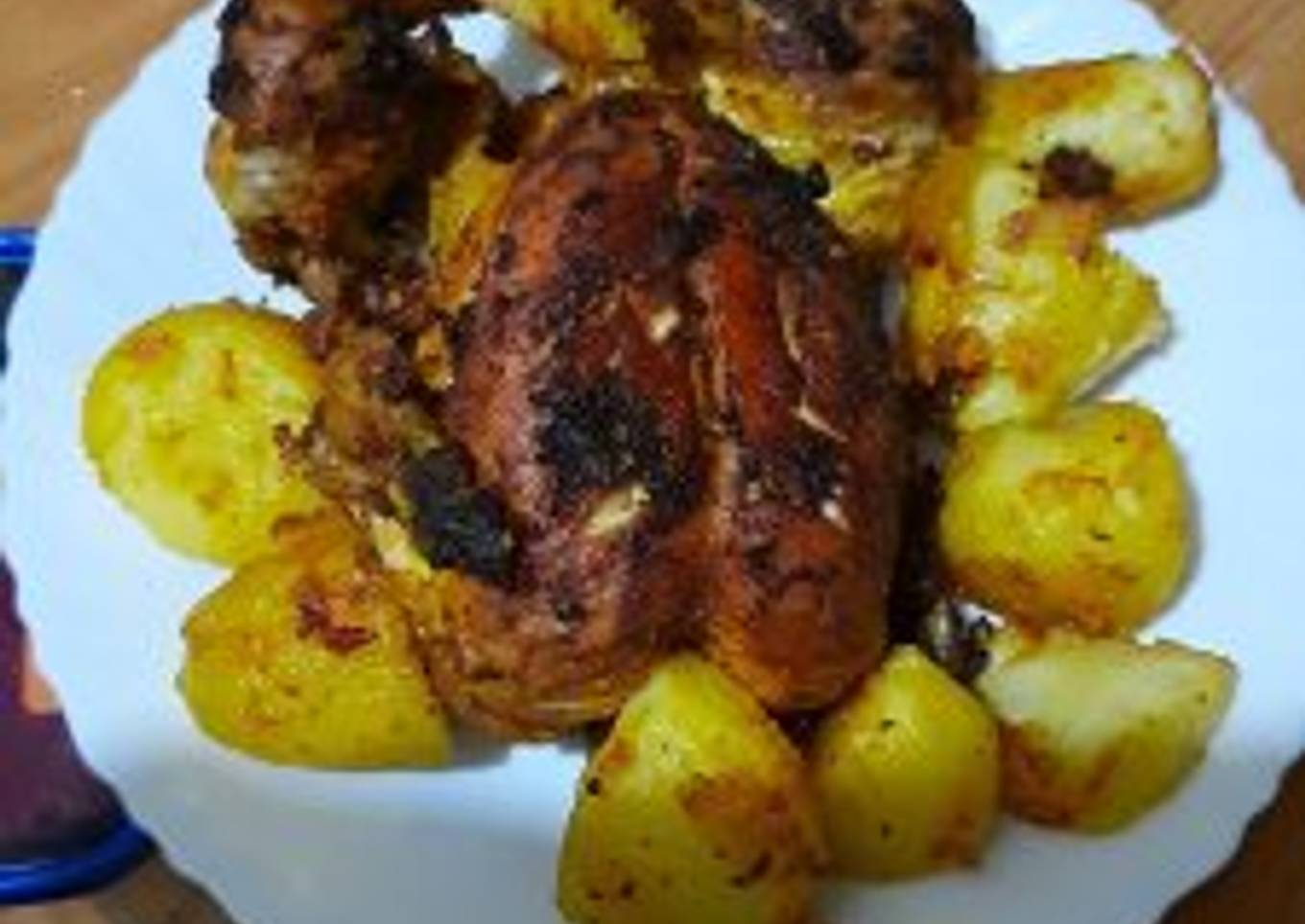Royal chicken (roasted)