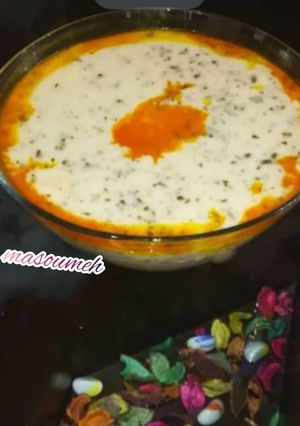 عکسی از دستور سوپ گشنیز
