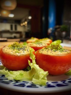 Una foto de Tomates rellenos (en Thermomix)