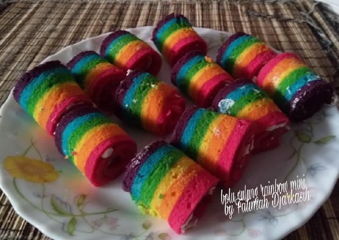 Bolu Gulung Rainbow Mini