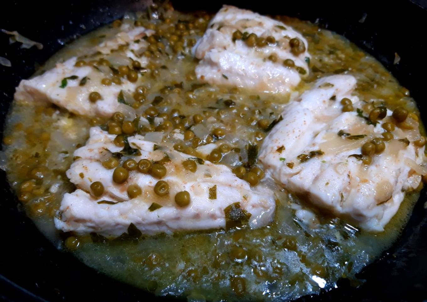 Merluza en salsa verde