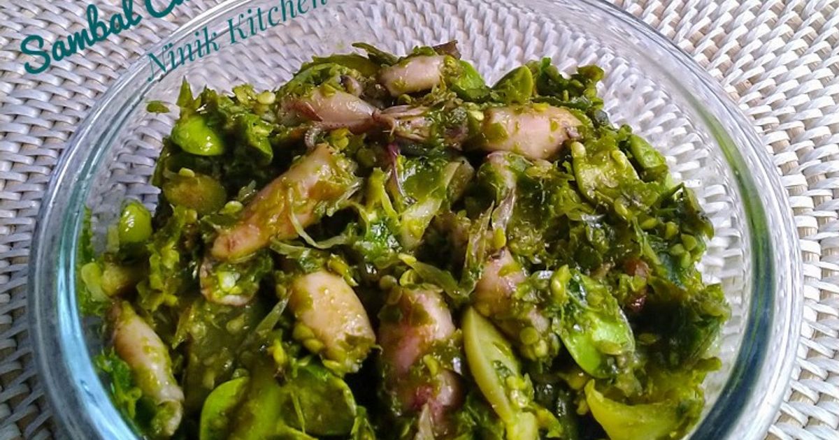 Sambal Cumi Pete Cabe Ijo