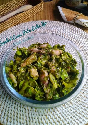 Foto resep Sambal Cumi Pete Cabe Ijo