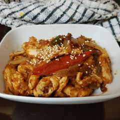 A picture of My Chilli & Garlic Chicken. 💖.