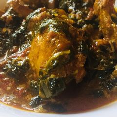 A picture of My ogbono soup.