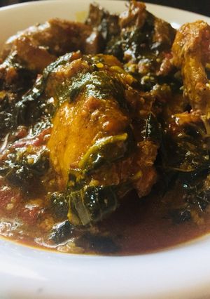 A picture of My ogbono soup.
