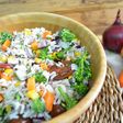 Ensalada de arroz con quinoa y verduras