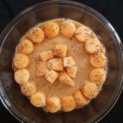 Cantaloupe Smoothie Bowl A picture of Cantaloupe Smoothie Bowl.