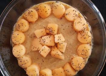 Update, Serving Recipe Cantaloupe Smoothie Bowl Savory Delicious