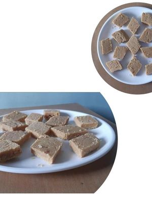 A picture of Mysore pak.