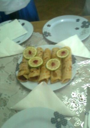A picture of Soft layered chapatis.